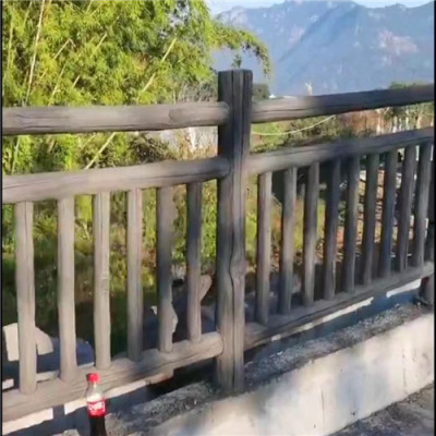 江西水泥仿树藤栏杆制作价格多少一米