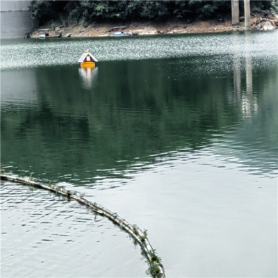 围合拦污浮排 河道水草拦截浮筒