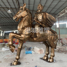 洛阳公园展示骑马将军人物雕塑定制哪家好
