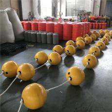 海上聚乙烯pe浮球50公分彩色警示浮漂
