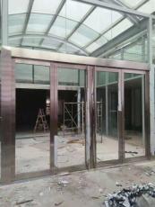 西安全市定制鋼化玻璃門安裝推拉玻璃門