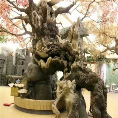 广西门头假树制作过程