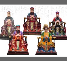 四方天帝神像五方大帝像軒轅黃帝后土娘娘像