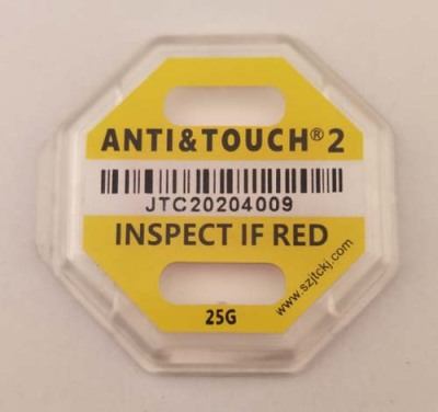 眉山二代国产ANTI&TOUCH75G防震动警示标签怎么报价