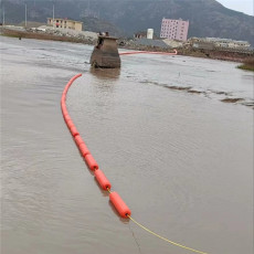 湖泊水草攔截裝置掛網塑料浮桶