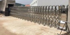 碑林不銹鋼電動伸縮門安裝