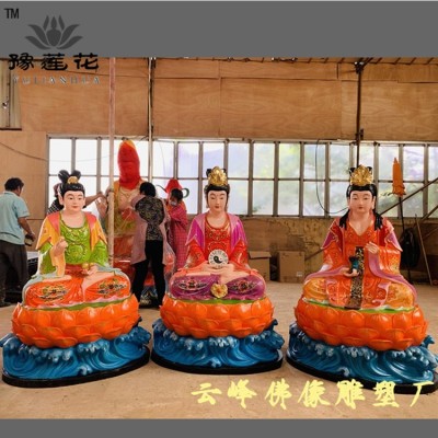 十二老母神像雕塑定做 三大老母佛像圖片