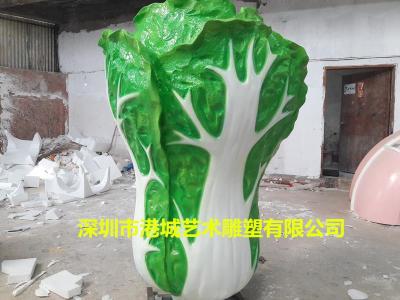 衢州景区庭院风水招财大白菜雕塑定制厂家