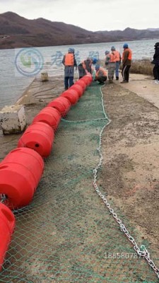 眉山水电站拦污浮筒图片