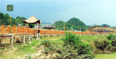 蔡甸区美丽乡村栏杆设计施工