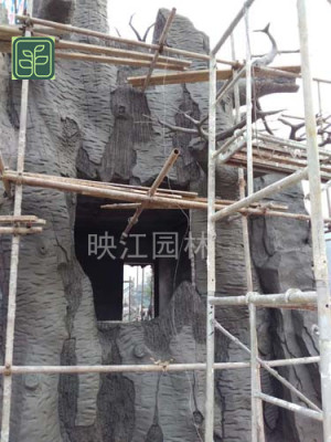 罗山县山石假山专业师傅施工