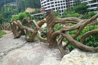 城北区景区仿木栏杆施工方案