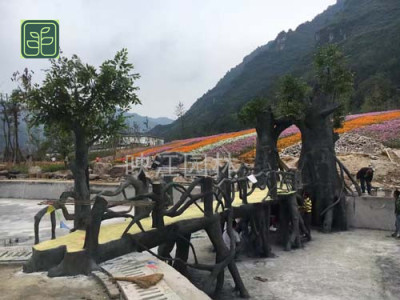 天全县山水假山专业施工团队