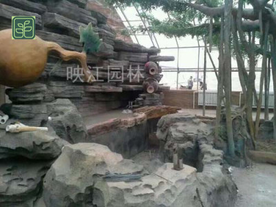 伍家岗区千层石假山施工方案