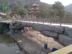 渝中區水泥假山設計施工