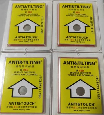 贵州ANTI&TILTING防震防倾斜防冲击指示标签包邮