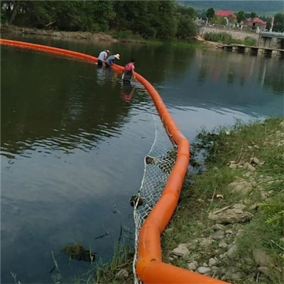 组合式水面两片对夹拦渣浮体浮筒