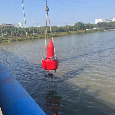 新款1.2米河道浮标式水质监测站投放