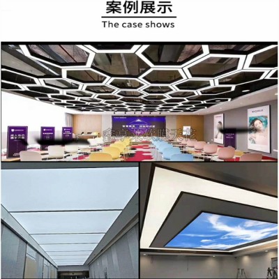 大同想认识软膜天花吊顶?这篇给你最全爆料!-商场海报广告炫彩灯箱