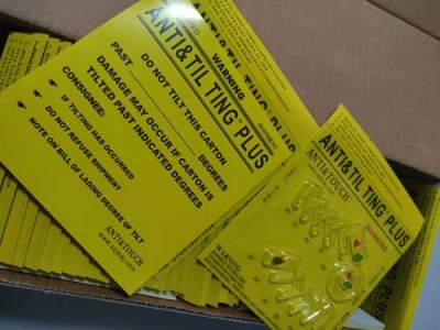 泰安TOPHXHXY防震防倾斜防冲击指示标签整盒包邮