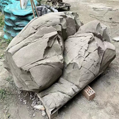 天津太湖石假山制作过程