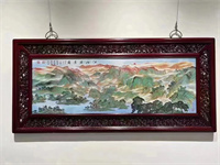 江山盛景瓷板画
