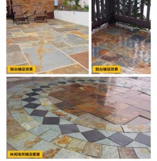 阳江天然青石板石材图片