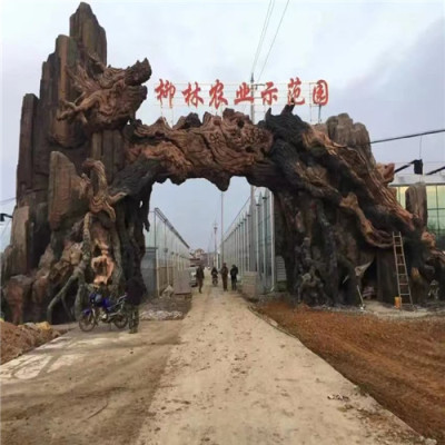 湖南园林塑石假山设计