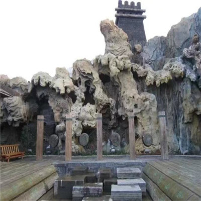 河北水泥塑石假山设计