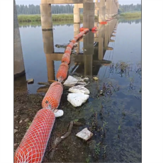 湖泊挡渣拦漂排大坝固定式塑料浮筒