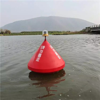 航道太阳能航标灯1.1米滚塑浮标