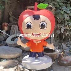 沧州市苹果市场活动展览苹果娃娃雕塑价格