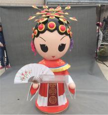 沧州商场装饰玻璃钢卡通娃娃雕塑定制价格