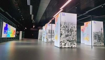 江西展厅展示LED小间距显示大屏定制