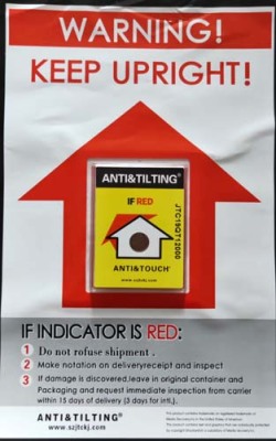 广州ANTI&TILTING多角度防倾倒标签整盒包邮