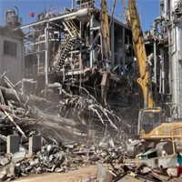 大型化工厂拆除 二手整厂机械设备打包回收