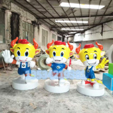 南京禁毒宣传玻纤阿牛禁毒卡通雕塑厂家价格