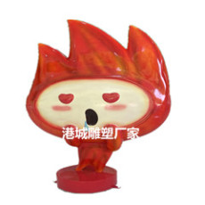 东莞燃气公司宣传燃气卡通形象雕塑定制厂家