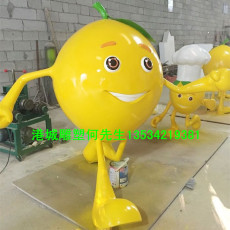 深圳面包店水果柠檬卡通雕塑定制厂家