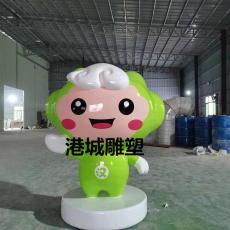 广州珠宝品牌形象卡通玻纤雕塑定制厂家