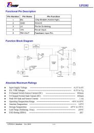 科瑞芯電子供應 LP3202 微源同步降壓轉換器
