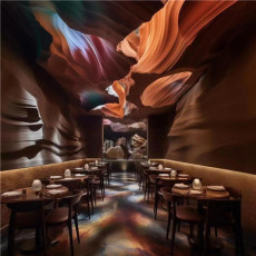 西藏心动餐厅洞穴风制作