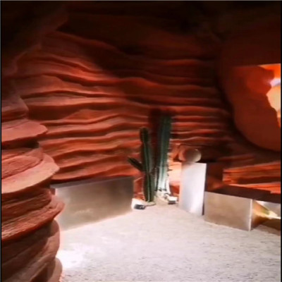 西藏心动餐厅洞穴风制作