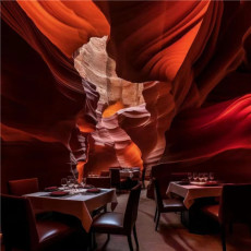 陕西咖啡厅洞穴风设计装修