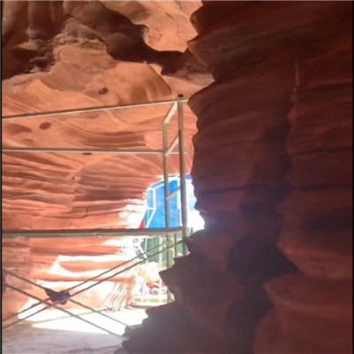 河南酒店洞穴风山洞装修