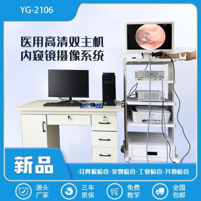 医用标清双主机可视采耳仪器YG-E2106-24