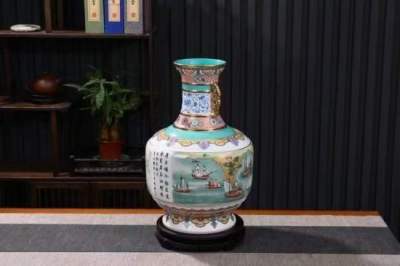 北京丝路风情瓷王双尊