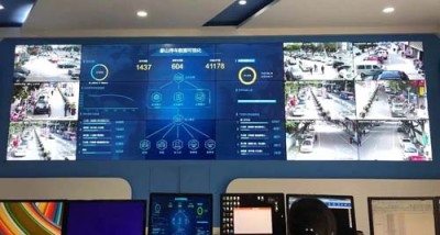 陕西政务大厅LED小间距显示大屏图片