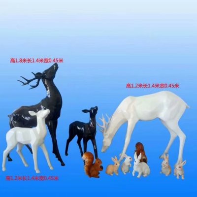 吴忠动物玻璃钢雕塑制作公司