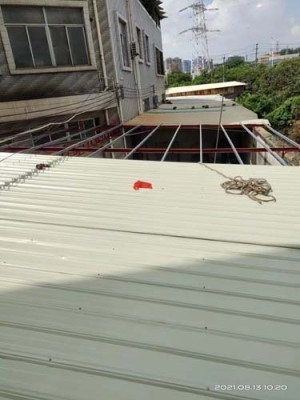 中堂镇房顶搭建铁皮棚工程施工队